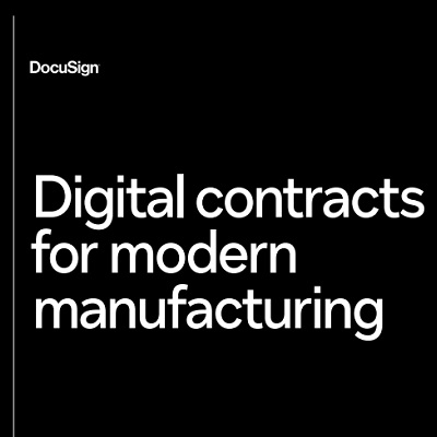 Digital contracts for modern manufacturing