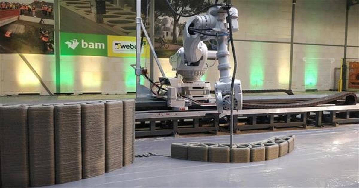 EUROPE'S FIRST CONCRETE 3D PRINTING FACILITY OPENS IN EINDHOVEN, NETHERLANDS